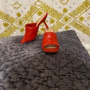 Red Sleep on Vince Camuto heels